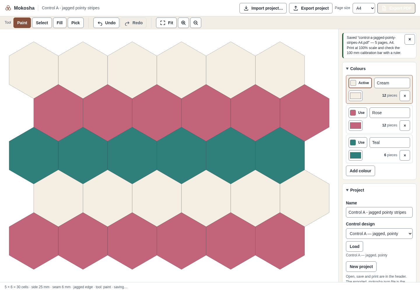Mokosha — actual application or generated output