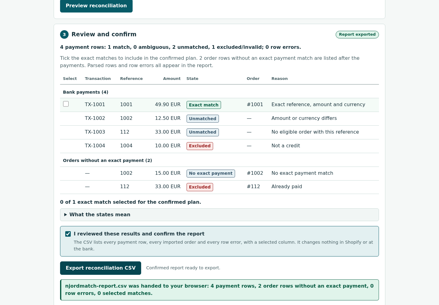 NjordMatch — actual application or generated output