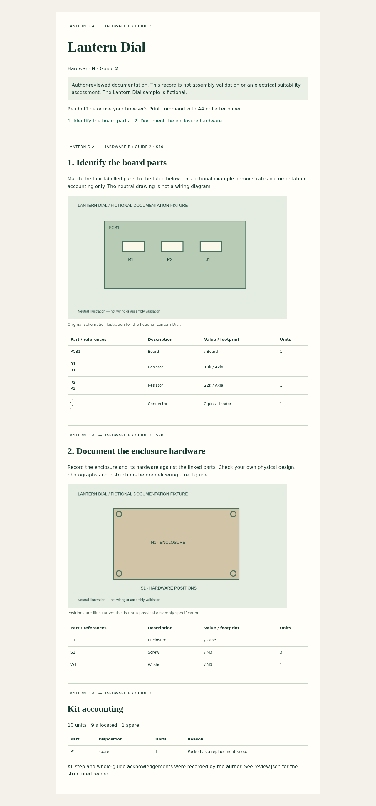 ReginGuide: The recipient opens the exported static guide with local images without the paid editor.