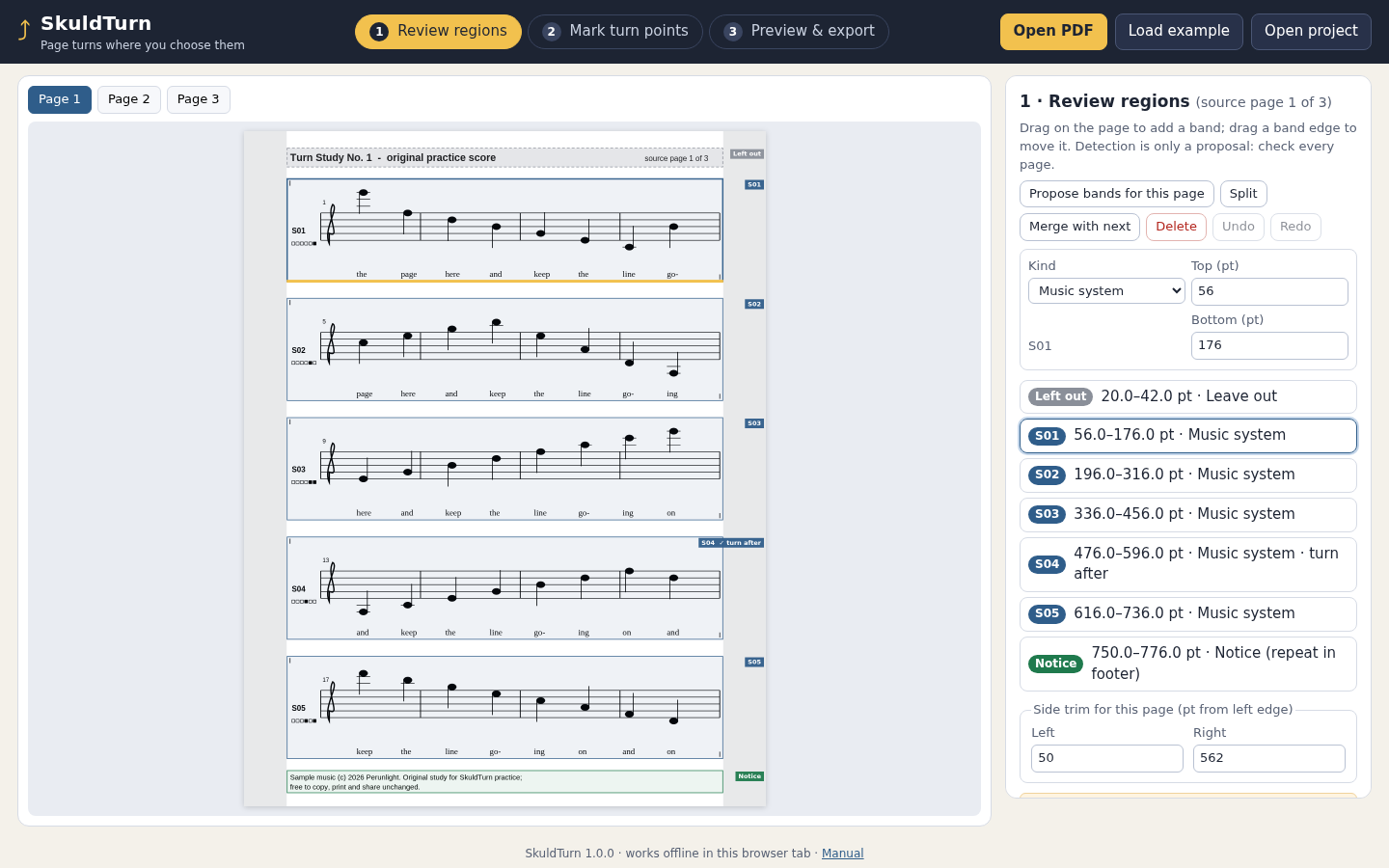 SkuldTurn: Check every music band against the source page before approving it.